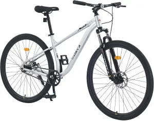 27.5/29 Inch Mountain Bike, Single Speed/ 8 Speeds MTB, Steel Frame, Front Suspension Fork, Disc Brake Bicycle for Women Men Adult,Multi Color