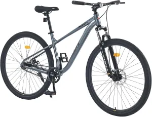 27.5/29 Inch Mountain Bike, Single Speed/ 8 Speeds MTB, Steel Frame, Front Suspension Fork, Disc Brake Bicycle for Women Men Adult,Multi Color