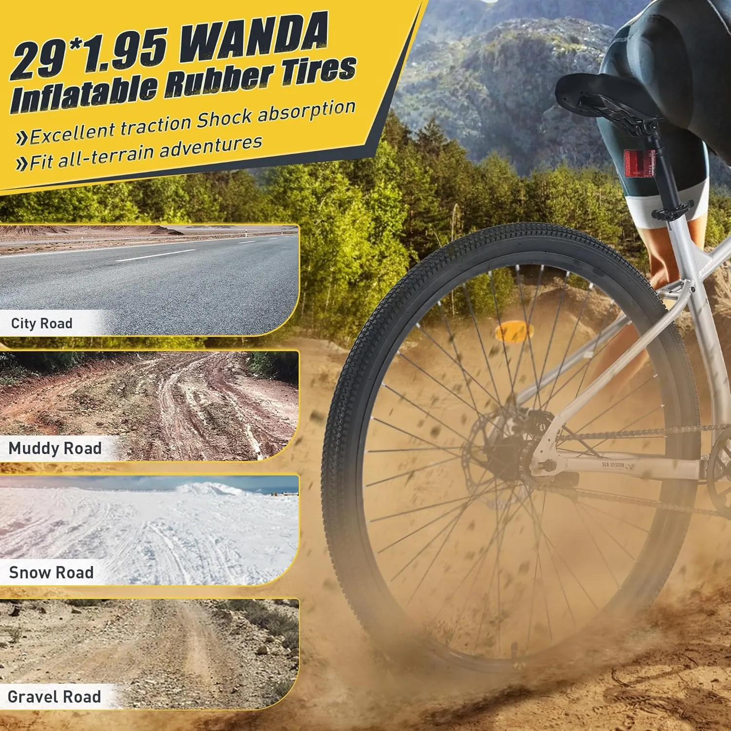 27.5/29 Inch Mountain Bike, Single Speed/ 8 Speeds MTB, Steel Frame, Front Suspension Fork, Disc Brake Bicycle for Women Men Adult,Multi Color