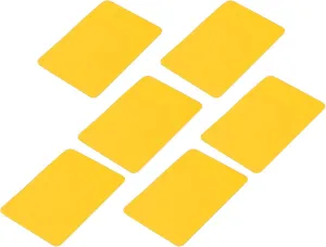 6pcs Boat Repair Patch Kit PVC Patches Set for Inflatable Boat Kayak Water Toy (Yellow),Rowing