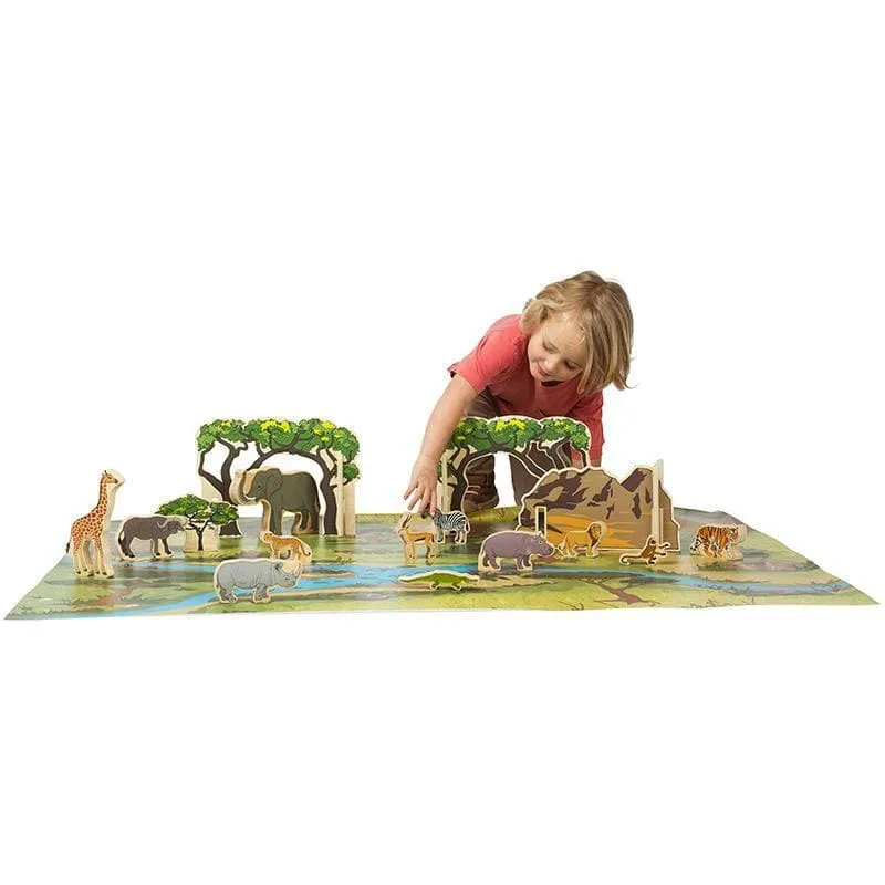 Animals in the Wild - Mat