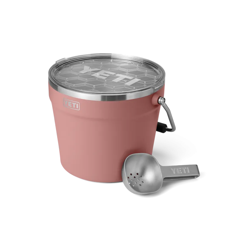 Beverage Bucket w/ Lid - Sandstone Pink