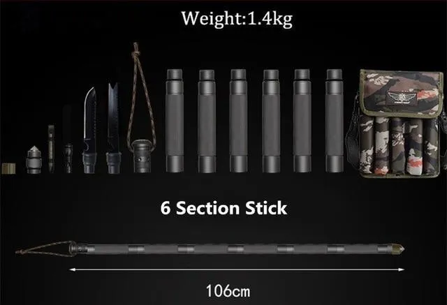 Collapsible Tactical Survival Walking Stick