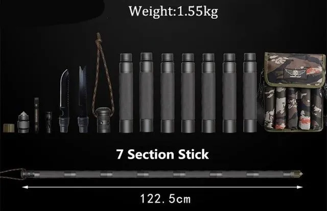 Collapsible Tactical Survival Walking Stick