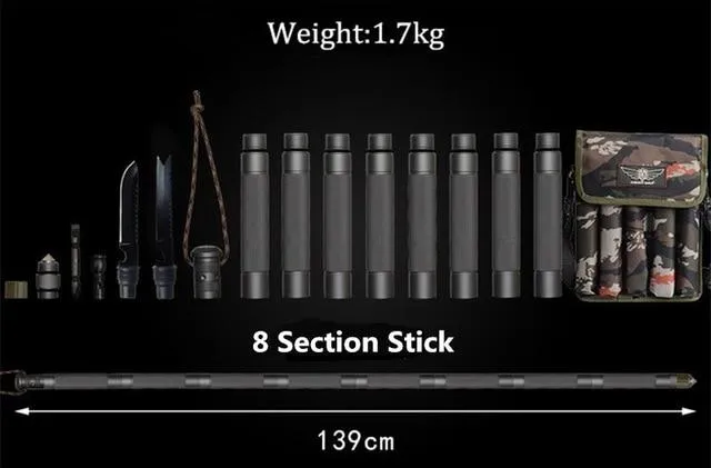 Collapsible Tactical Survival Walking Stick