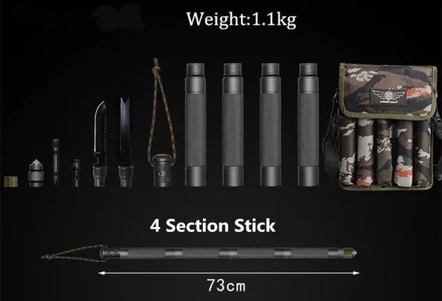Collapsible Tactical Survival Walking Stick