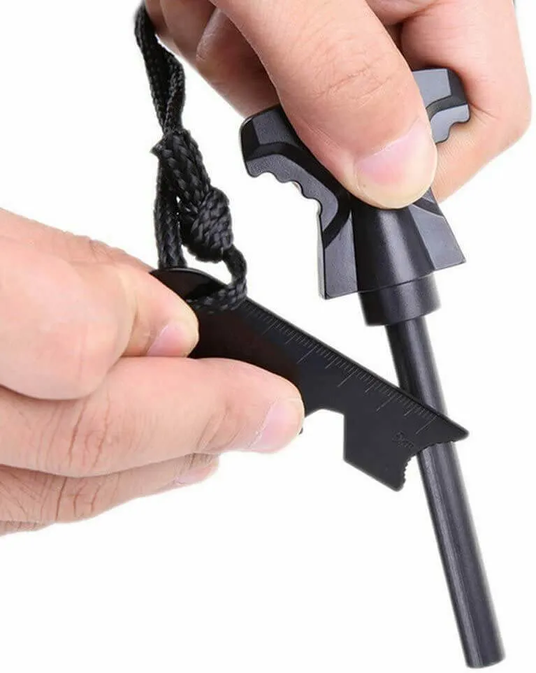 Flint Fire Starter – Waterproof, Durable & Multi-Tool for Survival