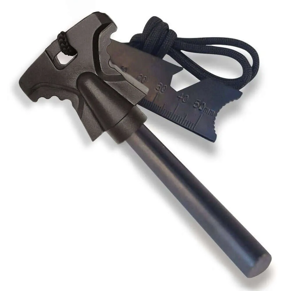 Flint Fire Starter – Waterproof, Durable & Multi-Tool for Survival