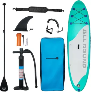 Inflatable Ultra-Light Stand Up Paddle Board for All Skill Levels with Premium SUP Paddleboard Accessories,Non-Slip Comfort Deck for Youth & Adults Stand Up Paddle Board for Fishing