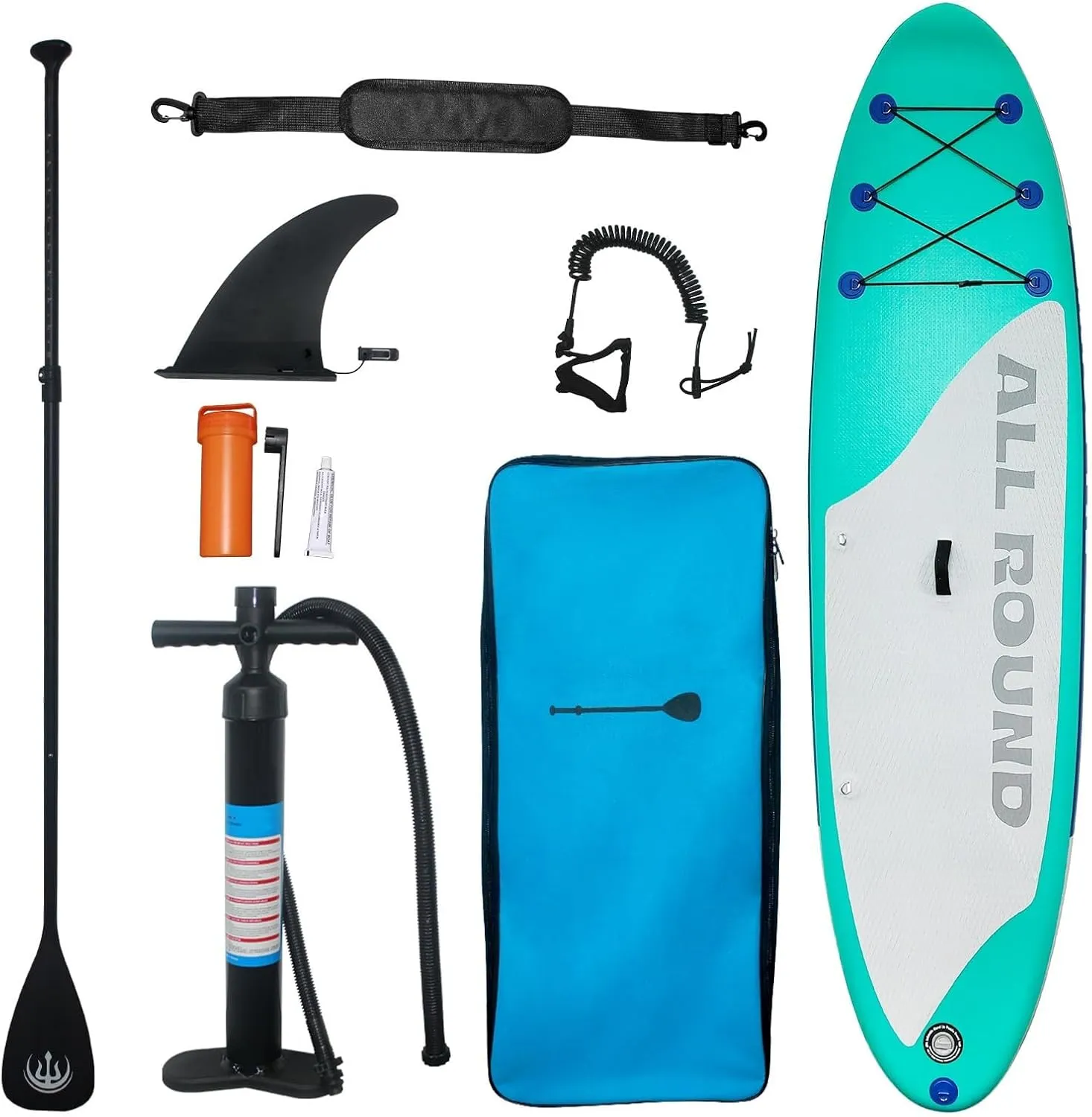 Inflatable Ultra-Light Stand Up Paddle Board for All Skill Levels with Premium SUP Paddleboard Accessories,Non-Slip Comfort Deck for Youth & Adults Stand Up Paddle Board for Fishing