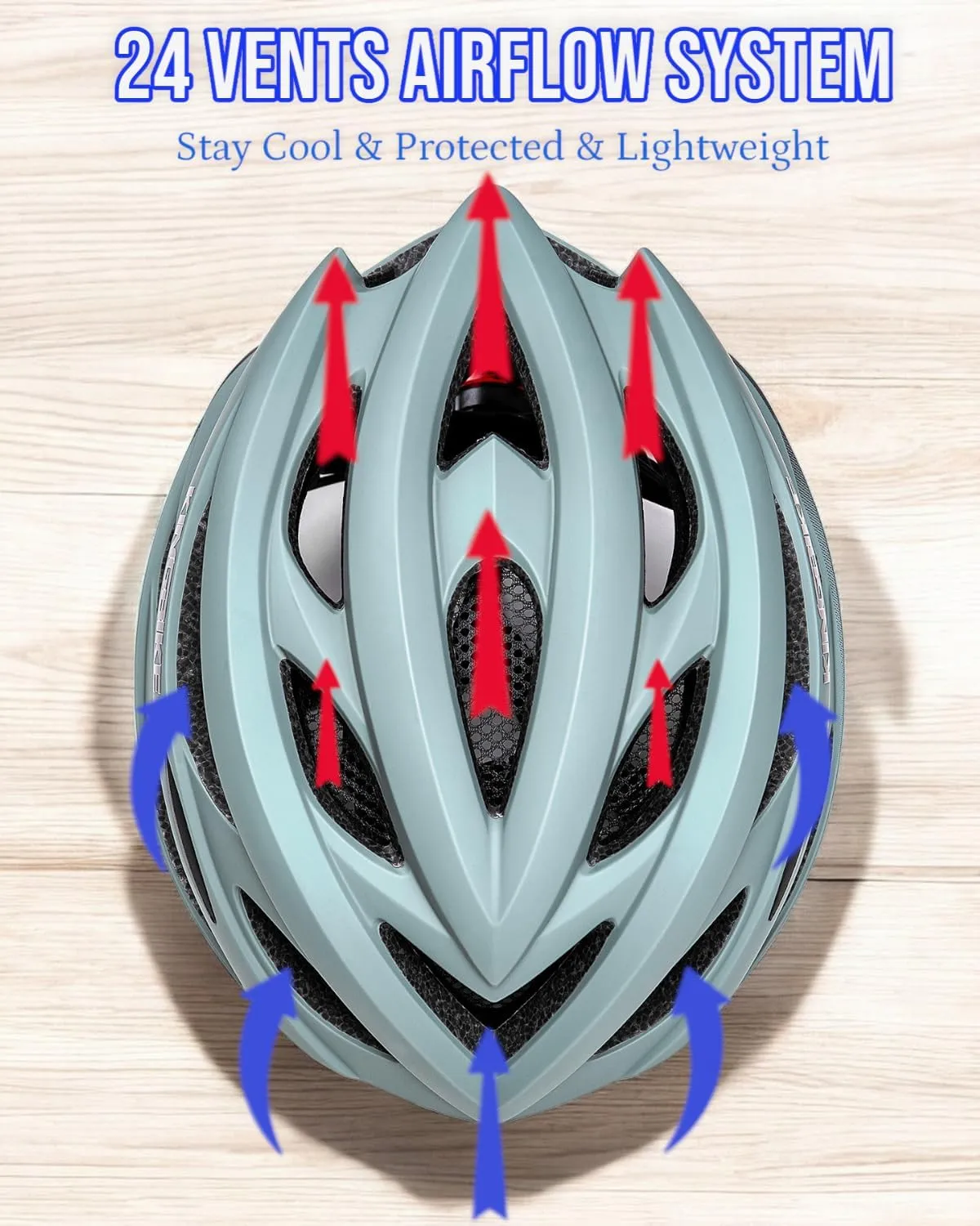 KINGBIKE Bike Helmet for Adult Men Women Youth Road Commute Mountain Cycling Helmets with USB Rechargeable Tail Light Replaceable Inner Pads and Visors Lightweight 2 Sizes 54-61cm/21.26-24.01in