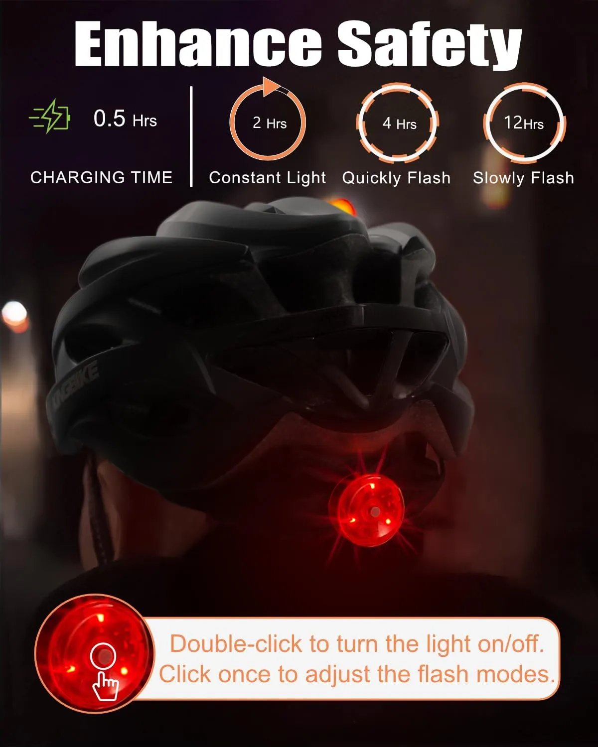KINGBIKE Bike Helmet for Adult Men Women Youth Road Commute Mountain Cycling Helmets with USB Rechargeable Tail Light Replaceable Inner Pads and Visors Lightweight 2 Sizes 54-61cm/21.26-24.01in