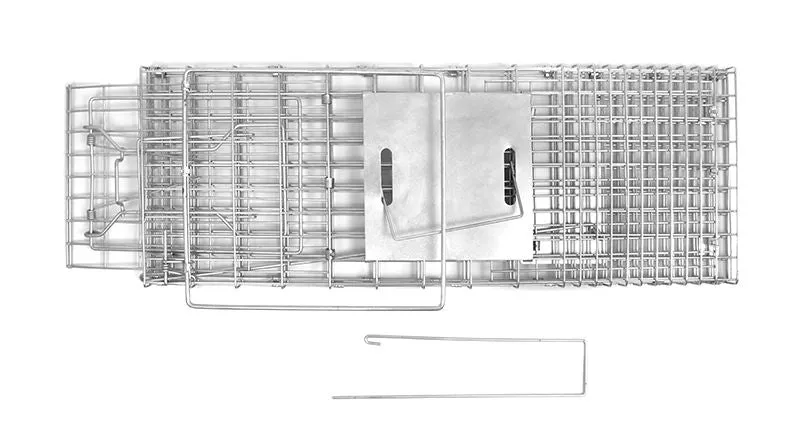 Large Humane Rust-Resistant Live Animal Cage Trap, 66cm | Randy & Travis Machinery