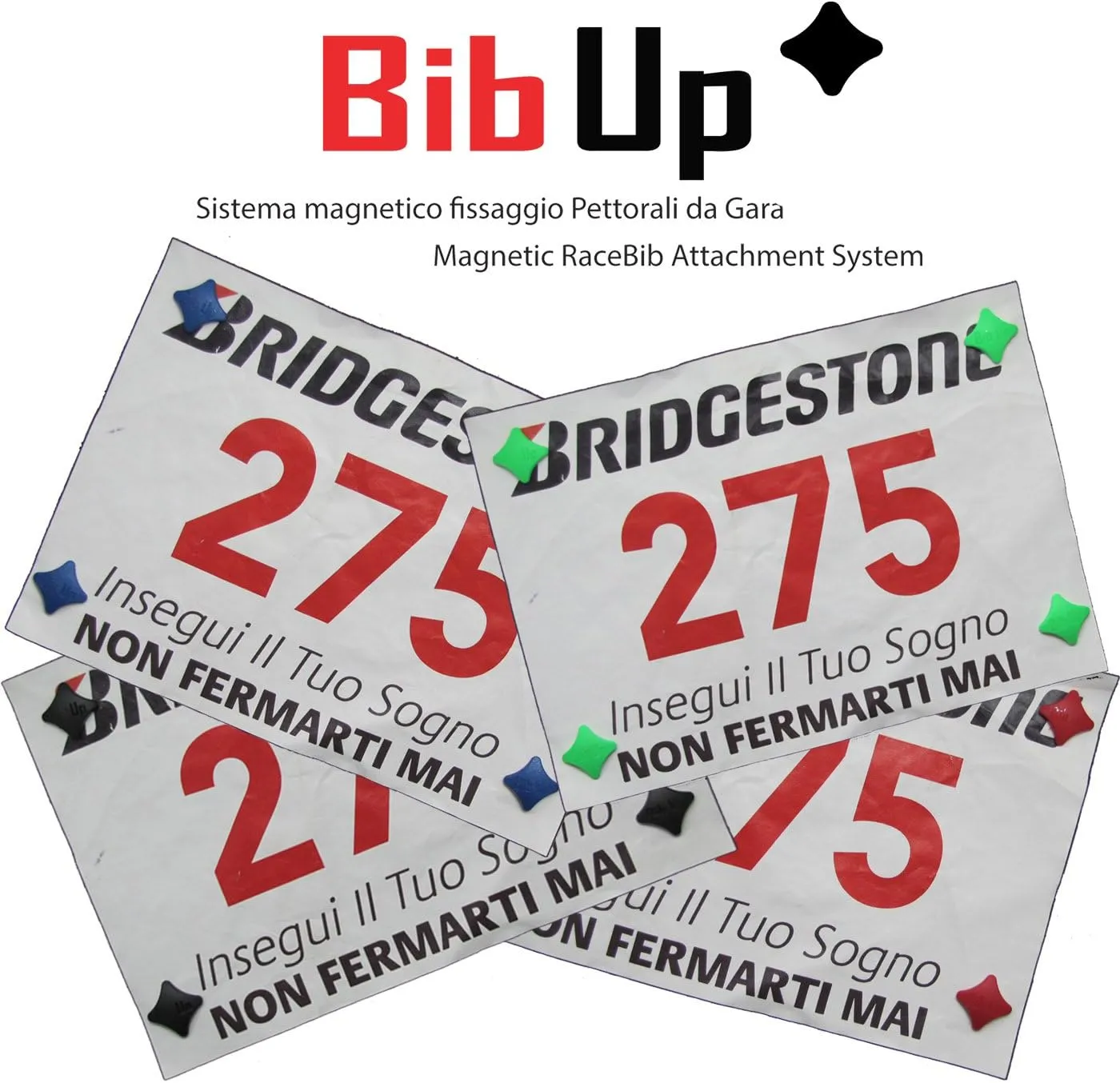 Magnetic RaceBib Fixing System