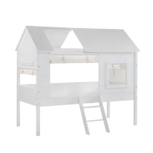 'My Den' Cabin Bed White - Single Size