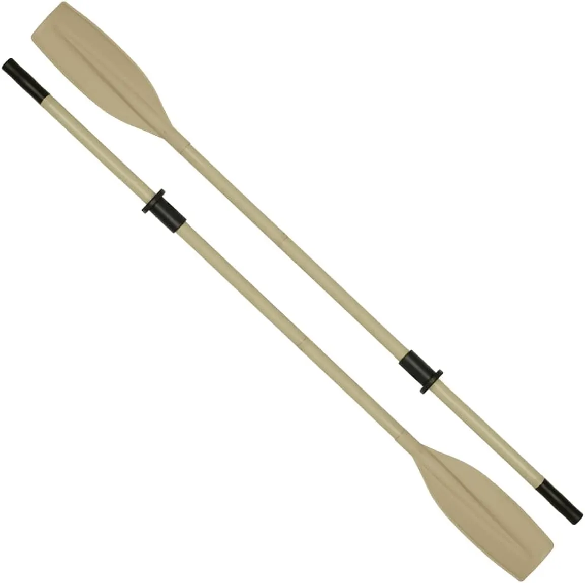 Oceansouth Heavy Duty Aluminum Oars (Split Shaft/Detachable) with Rubber Oar Sleeves - Light Weight