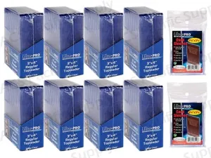 Ultra Pro 200 Regular TOPLOADERS Standard   200 Free Sleeves New Top Load Lot